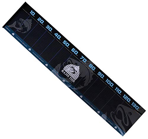 Major Fish Fisch Maßband XL Ruler 140 cm x 30 cm mit Anschlag