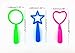 Honbay 12pcs Mix Color Circle Star Heart Shape Bubble Wands