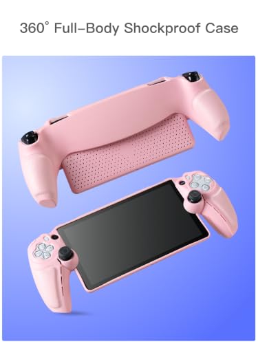 Image of Thin Fit Designed for PlayStation Portal Case, Full Protective PS5 -Pink