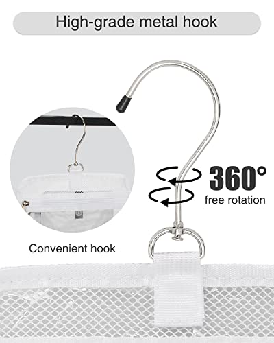 Hanging Toiletry Bag, Clear Travel Toiletry Bag with Detachable TSA Approved Small Clear Bag Airline 3-1-1 Carry On Compliant Bag Makeup Bag for Men and Women