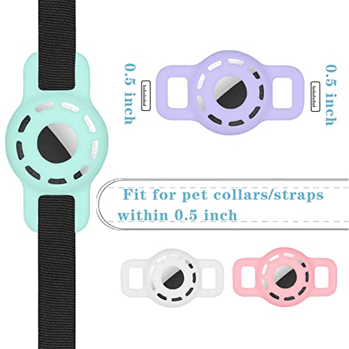Airtag Cat Collar Holder for Apple Air Tag Cat Collar Holder Within 0.6 inch, Airtag Dog Collar Holder Small, 2 Pack… - Image 3