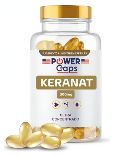 Suplemento de Crescimento Capilar Keranat 300mg 60 Softgels
