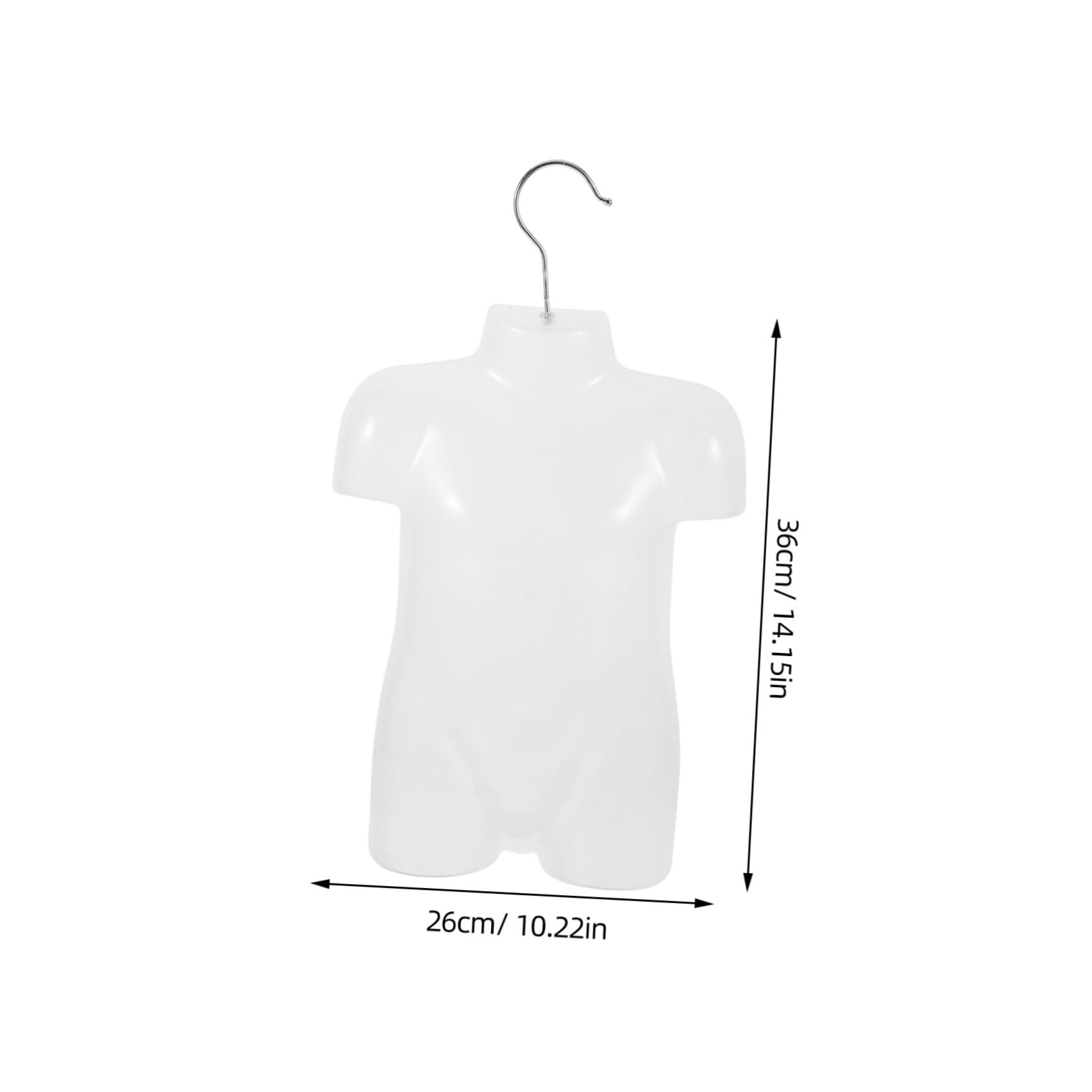 HOLIDYOYO Clothing Mannequin Model Body Display Hanger for Clothes Compact for Store Home Use for Clothing Shops and Personal Displays