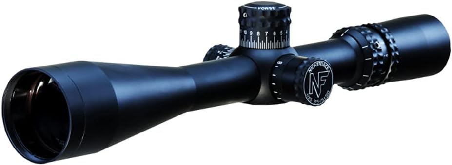 Nightforce NXS 3.5-15x50mm F2 Black Riflescope - Second Focal Plane (SFP), Moar Illuminated Reticle, 1/4 MOA, ZeroStop, Adjustable Parallax, Long Range Precision Scope (C429)