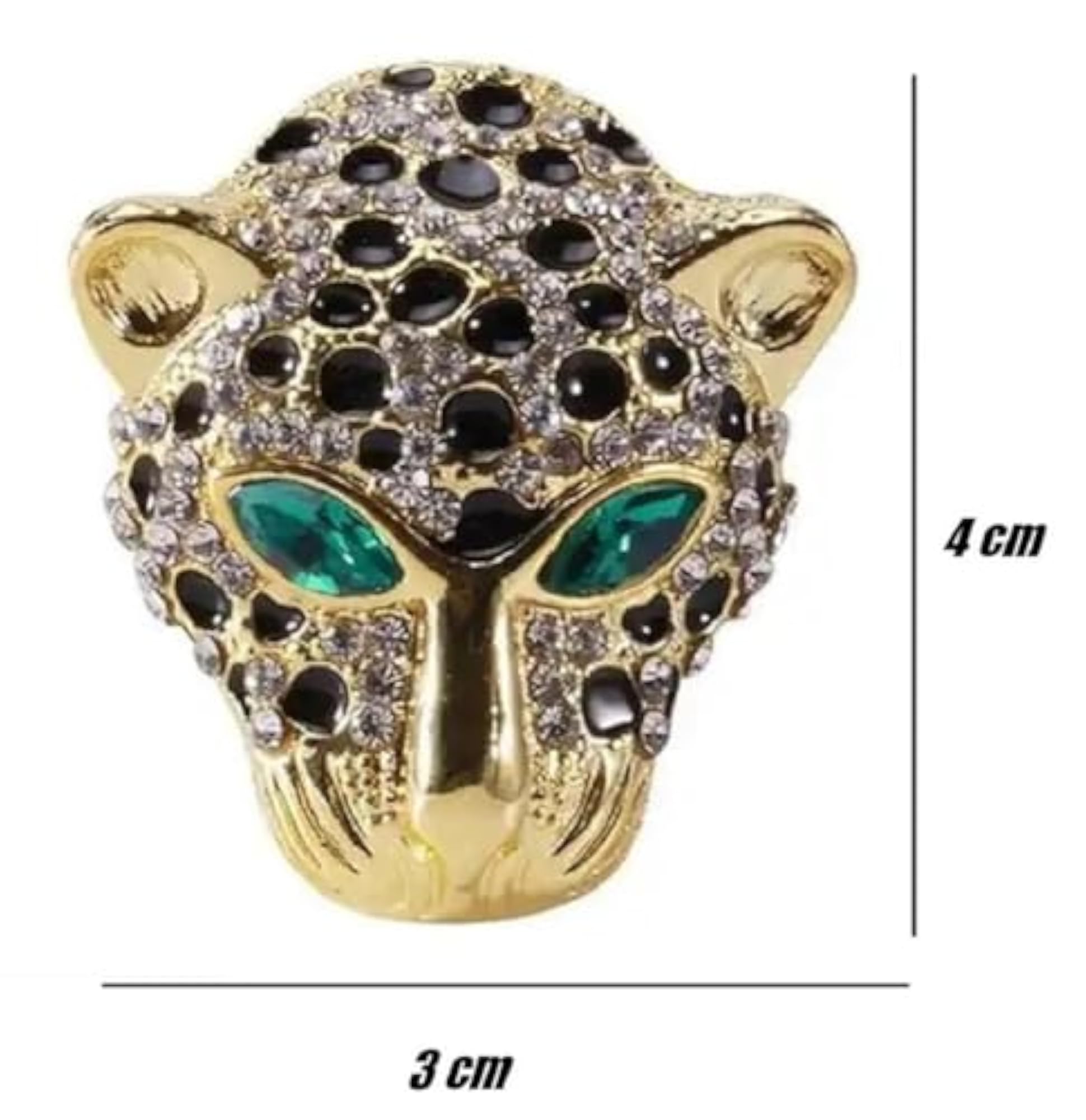 Pack of 2 Stone Studded Brooch Combo