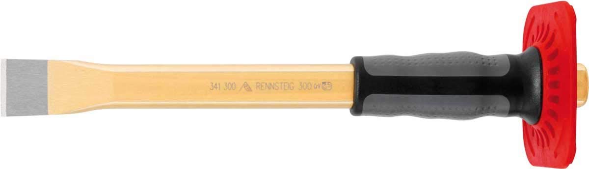 341 300 1 Malowane Dłuto masońskie z osłoną dłoni, złoty, 300 mm