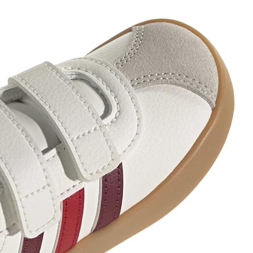 Image of adidas Boys Vl Court 3.0 Slip On Sneakers Shoes Casual - Pink, White