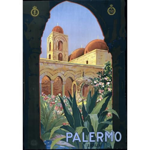 Affiche ARTICULOZY Palermo poster xxl 76x101 cm pour habiller un grand mur vide facilement