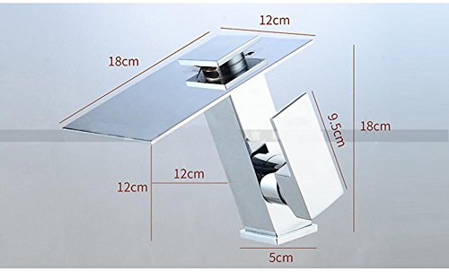 Robinet de cuisine haut de gamme en laiton chromé avec capteur thermique visuel