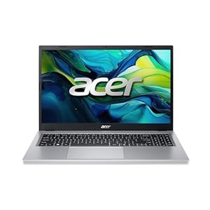 Acer Aspire Go 15 AI Ready Laptop | Pantalla FHD IPS de 15.6 pulgadas | AMD Ryzen 3 7320U | Gráficos AMD Radeon 610M | 8 GB LPDDR5 | SSD PCIe de 128 GB | Wi-Fi 6 | Windows 11 Home en modo S | AG15-21P-R5YG