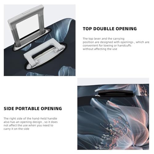 3D Flower print Luggage cover, suitcase protector, elasticated protective sleeve, fits 18-32 inch suitcases4