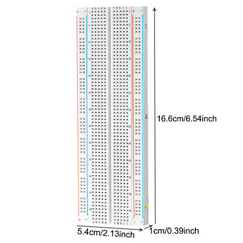 image for ALLEU Breadboard Solderless With Jumper Cables– ALLDE BJ-021 2Pc 400