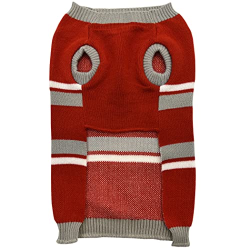 Petsfirstncaaohiostatebuckeyesdogsweatersizesmallwarmandcozyknitpetsweaterwithncaateamlogobestpuppysweaterforlargeandsmalldogsteamcoloroh4179sm Urban Country Home Decor Pets first ncaa ohio state buckeyes dog sweater size small warm and cozy knit pet sweater with ncaa team logo best puppy sweater for large and small dogs team color oh 4179 sm urban country home decor