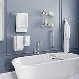 Gatco 4241 45 cm Latitude II wieszak na ręczniki, chrom