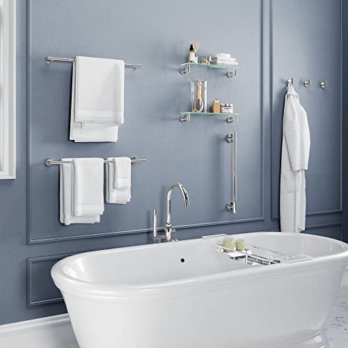 Gatco 4246 Latitude Ii Glass Shelf, Chrome,Medium 20 Inch #TOP4