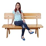 Mendler Holzbank Gartenbank Parkbank Oslo Gastroqualität massiv - 8