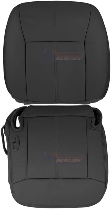 2007 2008 2009 fits Lincoln Town Car Passenger Top Bottom Leather Cover Black