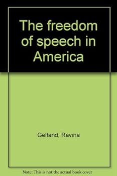 Hardcover The freedom of speech in America (The In America series) Book