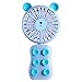 Puchar ssący Wentylator Telefon Ultra Cienka Kieszeń USB Mini Fan Handheld Ładowanie Wentylator LED Regulowany Przenośne Portable Nadaje się do podróży Home Office,Blue