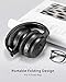 Active Noise Cancelling Headphones,Utaxo Bluetooth Headphones Over Ear with Mic Hi-Fi Sound Deep Bass Foldable Wireless Headset,Quick Charge 30H Playtime for Cellphone PC TV Travel