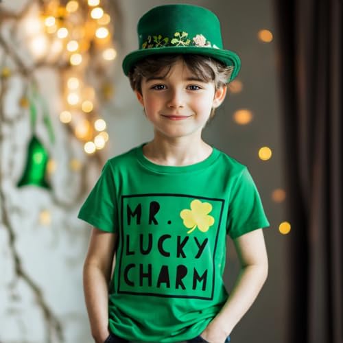 Image of Kids St. Patrick's Day Shirt Boys and Girls Green T-Shirt Clothing 4-12 Years