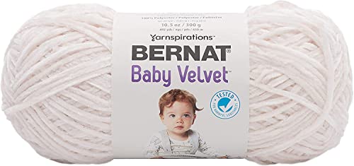 Image of Bernat Baby Velvet Cuddly Cloud Yarn - 2 Pack of 300g /10.5oz - Polyester - 4 Medium (Worsted) - 492 Yards - Knitting /Crochet