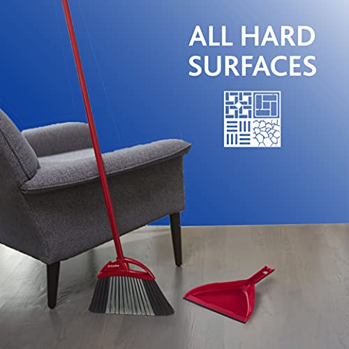 O-Cedar PowerCorner Angle Broom with Dustpan