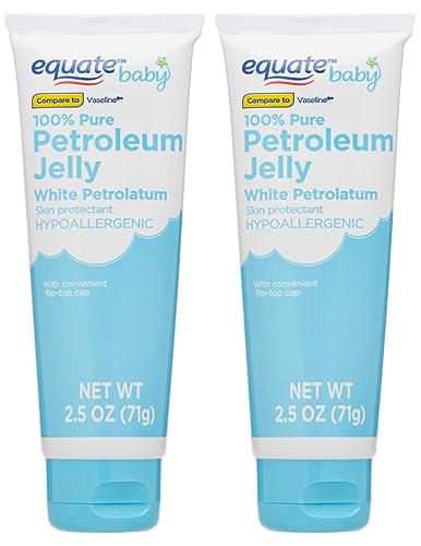 Image of Equate Baby 100% Pure Petroleum Jelly, Net Wt 2.50 Oz (71 Grams) - 2 Pack