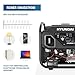 HYUNDAI Inverter Generator HY5000iE – 5.0 kW Benzin Stromerzeuger mit E-START, ECO-Modus, USB – ideal für Baustelle, Outdoor und als Notstromaggregat