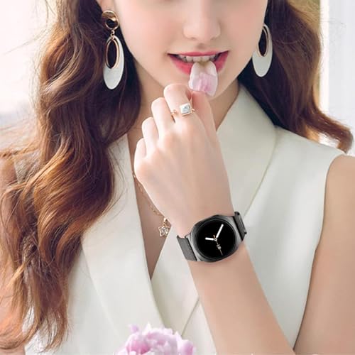 Image of VEMIGON Milanese Loop Metal Band Compatible with Samsung Galaxy Watch 8 40mm 44mm / Watch 8 Classic 46mm, Mesh Magnetic Stainless Steel Replacement Strap (Watch Not Included)