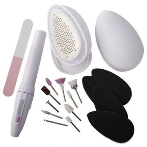 7Seas 18 in 1 Padimate Portable Electric Nail Art Skin Care Salon Kit Manicure Pedicure Padimate Nail Grooming Tool Kit for Girls and Women (1Pcs)