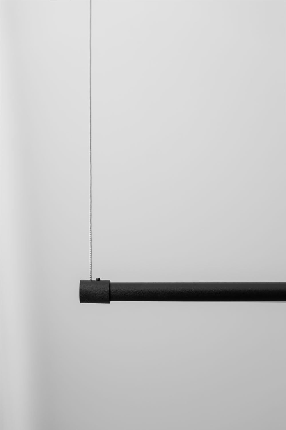 SKLUM Liniowa lampa sufitowa LED z metalu (122 cm) Bergene