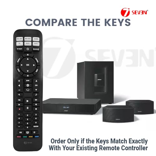 Image of 7SEVEN Compatible with Bose Remote Original Suitable to Bo-se Solo 5 Soundbar Sound System Remote Control Without Bluetooth Feature