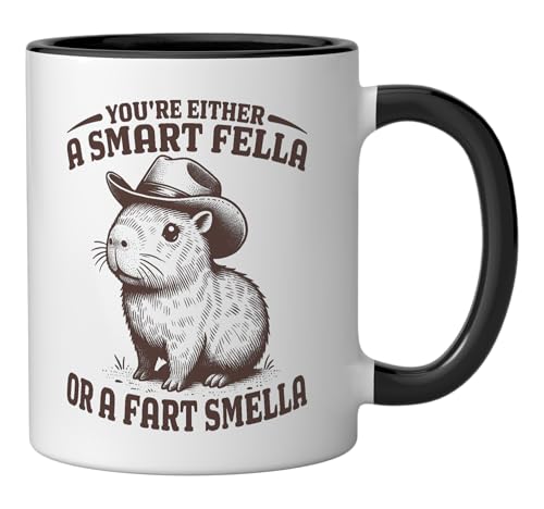 Taza de Cerámica Divertida Capybara 11 Onzas miniatura 2