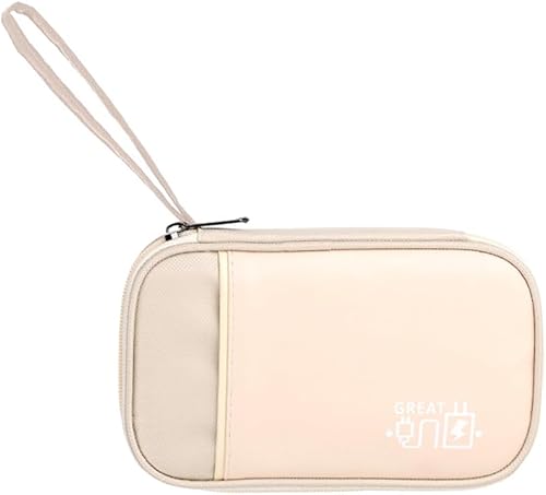 Accesorios Electrónicos Carry Case, Portátil Impermeable Doble Capa Bolsa de Almacenamiento, Organizador Electrónico, Organizador de Cable de Viaje