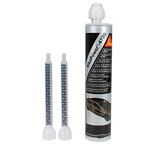 SIKA Power 4720 Adesivo EPISSIDICO BICOMPONENTE Nero 195 ml