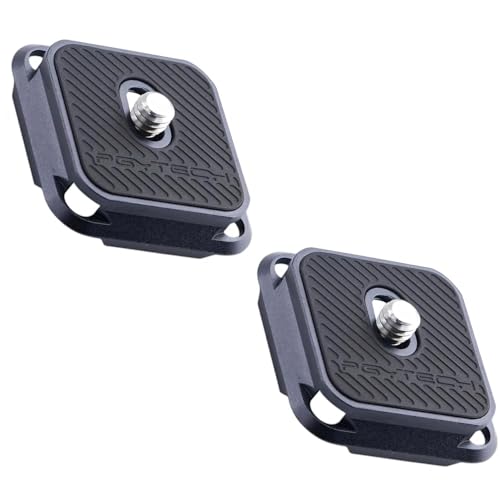 Image of PGYTECH 2 Pcs Arca-Type Quick Release Plates Parts Replacement Switch Between Tripod, Monopod, Slider Arca Swiss Compatible