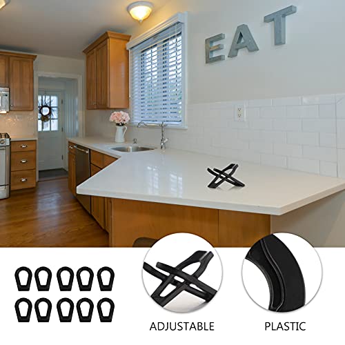 Doitool 10Pcs Foldable Portable Pipe Stand Pipe Holder Rack Pipe Display Stand Plastic Pipe Stand Stand Tobacco Pipe Supplies #TOP1