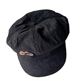Piceioep Japanischer, gerippter für Zeitungshändler, Doppelknopf, für kaltes Wetter, Unisex, modisch, für den Winter, warm, für Zeitungshändler