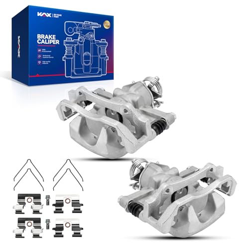 Image of KAX 18B5424+18B5425 Brake Caliper Compatible with Dodge Dart 2013-2016 | Rear Disc Brake Caliper