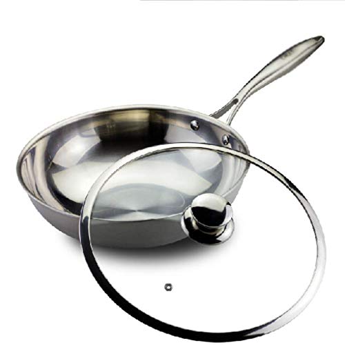Wok de aluminio anodizado con tapa de acero inoxidable miniatura 3