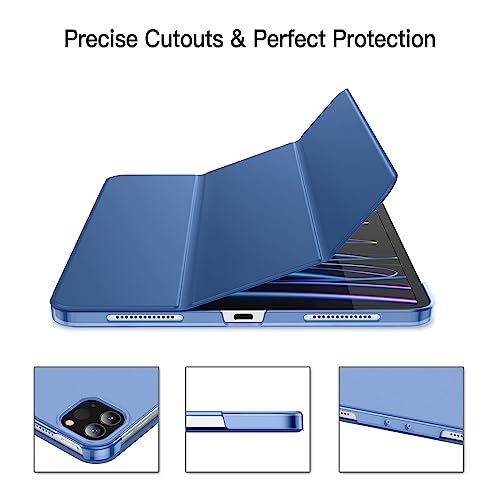 JETech Case ONLY for iPad Pro 11-Inch, 2022/2021/2020/2018 Model, Compatible with Pencil, Cover Auto Wake/Sleep (Navy) by JETech - Image 3