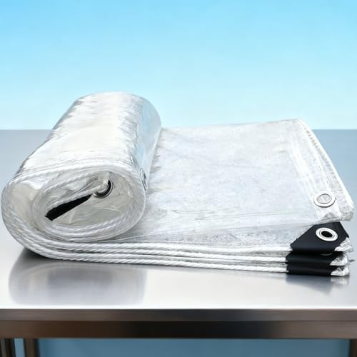 Protectora para gallinero transparente aislante para refugios animales con cuerdas 4