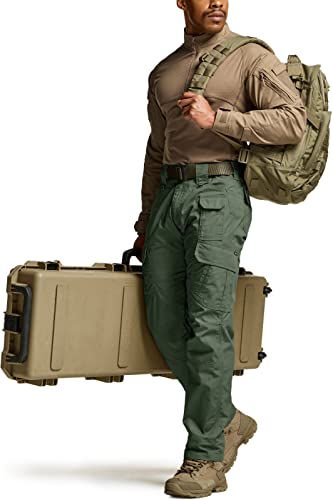 Image of CQR Men's Tactical Pants, Water Resistant Ripstop Cargo Pants, Lightweight EDC Work Hiking Pants, Outdoor Apparel