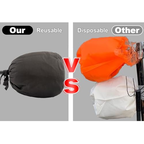2 Pcs Weed Eater Covers Waterproof,Trimmer Cover Accessories String Trimmers Storage Bag,Weed Eater Protective Covers 420D Heavy-Duty Oxford Ripstop 12\" D X 15.5\" H,for Edger Cutter Mower Weedeater - Thumbnail 7