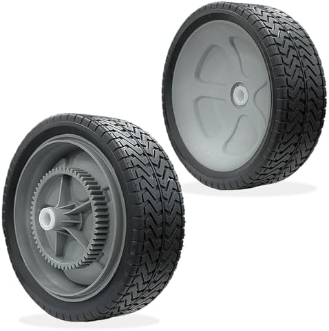 40987 Lawn Sweeper Wheel & Tire Assembly Compatible with Agri-Fab Craftsman Tow-Behind Lawn Sweeper（2 PCS）