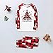 QotLoyi family matching christmas pajamas,christmas pajamas for family trendy printed christmas pjs matching sets casual plaid xmas holiday sleepwear 2025