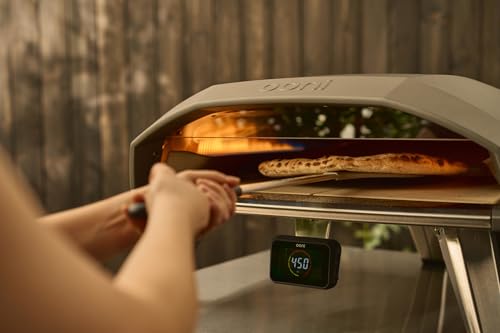 Image of ooni Pizza Turning Peel - 9 Inch Aluminum Perforated Pizza Peel, Lightweight Metal Pizza Turner with Long Handle, Pizza Tools, Pizza Oven Accessories