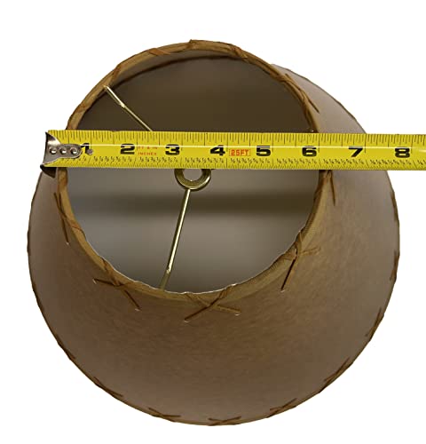 Generic Rustic Oiled Kraft Laced Lamp Shade thumb #5
