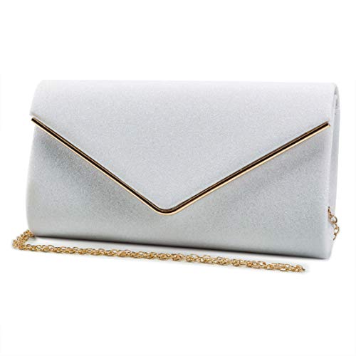 Evening bag clutch purses for women,mansherry ladies sparkling pa…